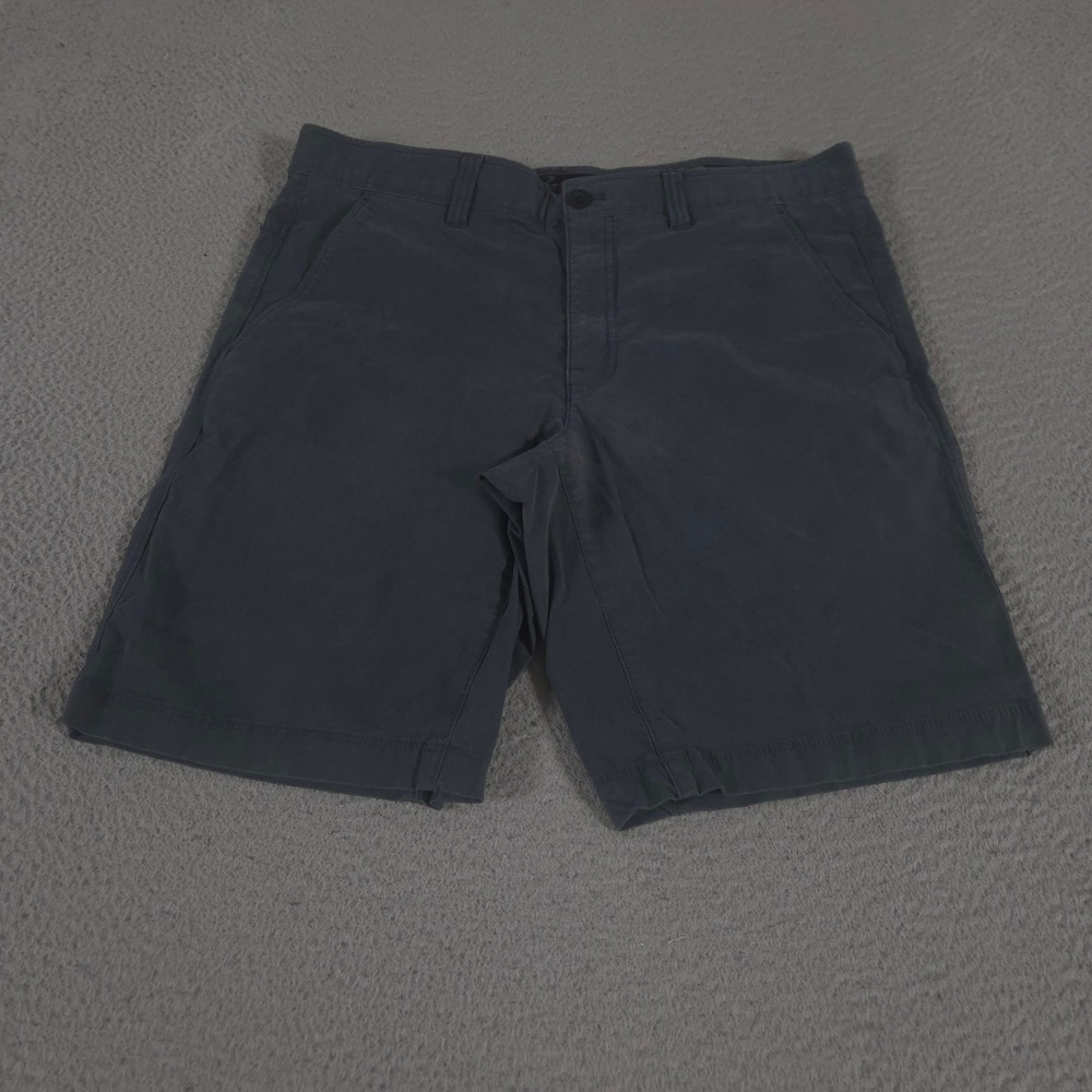 Eddie Bauer Shorts Men 35 Charcoal Voyager Flex Chino Stretch Performance Travel